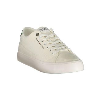 Tommy Hilfiger Perforated Polyester Sneaker - White