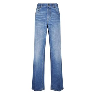 Haikure Bonnie Jeans - Dames - Loose Fit Jeans - Blauw - W25 - Katoen - Jeans