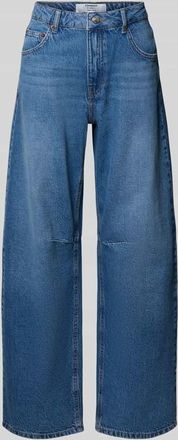 Topshop Barrel Fit Jeans mit Eingrifftaschen Modell ALMA in Jeansblau, Gr&ouml;&szlig;e 25/30