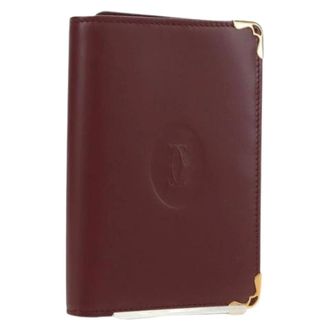 Cartier Pre-owned Wallets, female, Red, Size: ONE SIZE Pre-owned Vintage Trifold Wallet
