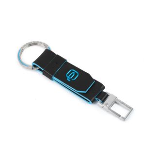 Piquadro Keyrings, unisex, Black, Size: ONE SIZE Carabiner keychain