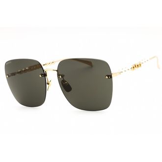 Gucci Grey Square Ladies Sunglasses GG1923SA 001 63