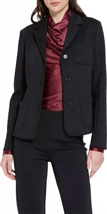 Lyssé Spencer Neoprene Jacket In Black