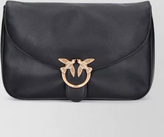 Pinko love bag leather clutch bag