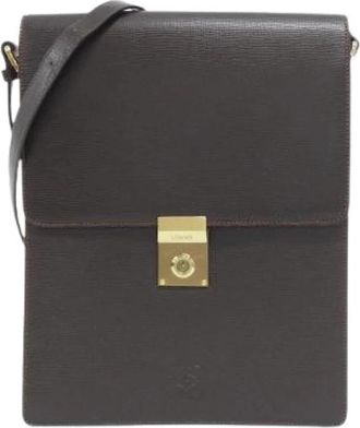 Loewe Pre-owned Leren Schoudertas - Dames - Vintage Schoudertas - Bruin - ONE Size - Leer - Vintage