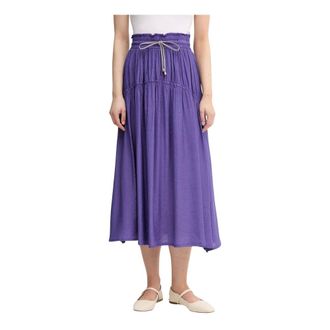 La Petite Francaise Rokken, Dames, Paars, L, Josette Midi Rok