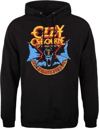 Ozzy Osbourne Unisex Adult Bat Circle Pullover Hoodie (M) (Black)