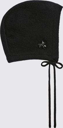 Simone Rocha Sequin-Embroidered Cashmere Beanie with Ties