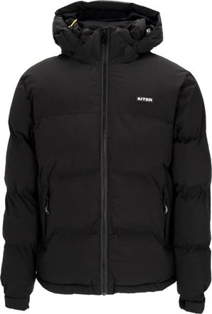Iuter Puff Down Jacket High Neck - Heren - Winterjassen - Zwart - XL - Polyester - Jassen