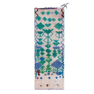 AFK Living Alfombra bereber marroqu&iacute; de pura lana 91 x 249 cm