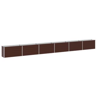 vidaXL Cama De Jard&iacute;n Elevada Marr&oacute;n 600 X 40 X 55 Cm Vidaxl