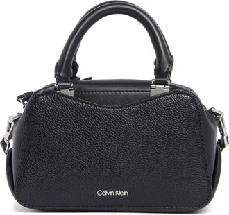 Calvin Klein Akari Crossbody Bag in Black/Silver at Nordstrom Rack