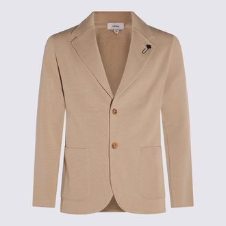 Lardini Beige Wool Knitwear