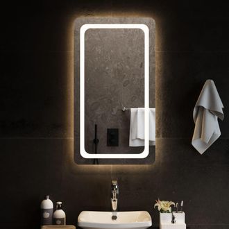 vidaXL Espejo De Ba&ntilde;o Con Led 50x90 Cm Vidaxl