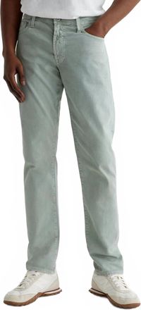 AG - Adriano Goldschmied Tellis Modern Slim Pant In Sulfur Matcha Latte