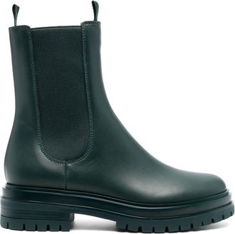 Gianvito Rossi leather pull-on ankle boots - women - Leather - 40.5 - Green