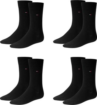 Tommy Hilfiger 371111-200 Mens Classic Business Socks Black Pack of 4 47/49