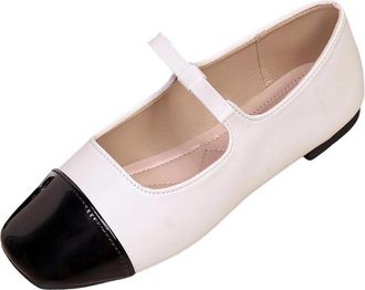 Generic White Women Leisure Flat Shoes Round Head French Style Bow for Outdoor Casual Wear Comfortable Design