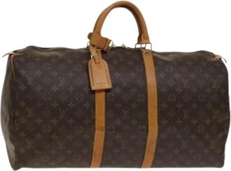 Louis Vuitton Vintage, unisex, Bruin, ONE Size, Pre-owned Vintage Canvas Weekendtas