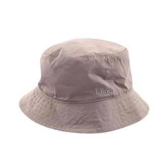 Dior Pre-owned Oblique Reversible Bucket Hat - Dames - Pre-owned - Grijs - Maat: ONE Size Katoen