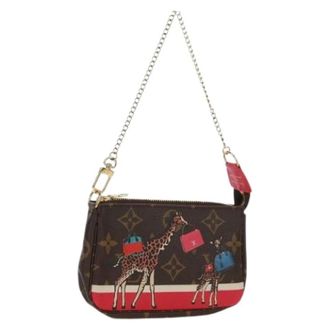 Louis Vuitton Pre-owned Mini Bags, female, Brown, Size: ONE SIZE Pre-owned Mini Pouch