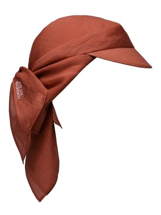 Ruslan Baginskiy Brown Scarf Solid Baseball Hat