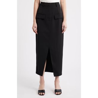 Odd Muse The Ultimate Muse Midi Trouser Skirt in Black at Nordstrom, Size X-Small