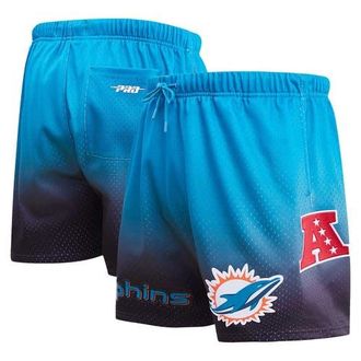 Pro Standard Mens Pro Standard Black/Aqua Miami Dolphins Ombre Mesh Shorts at Nordstrom, Size Xxx-Large