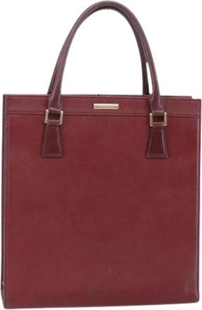 Burberry Pre-owned Tote Bags, female, Red, Size: ONE SIZE Pre-owned Vintage Tote Bag