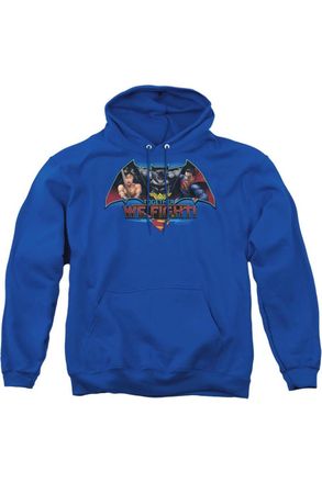 Gildan Batman V Superman Together We Fight Adult Pull Over Hoodie / Hooded Sweatshirt
