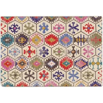 vidaXL Rug Washable Multicolour 160x230 cm Anti Slip Vidaxl