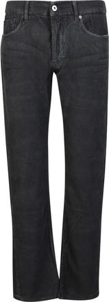14Bros Zwarte Corduroy Jeans - Heren - Regular Fit Jeans - Zwart - W33 - Jeans