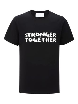 Ports V Stronger Together cotton T-shirt - men - Cotton - L - Black