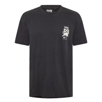 HUGO BOSS Hugo Heren Vcarb Regular T-Shirt (Zwart)
