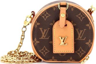 Louis Vuitton Boite Chapeau Necklace Bag Monogram Canvas crossbody bag - Marrone