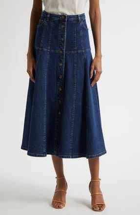 Cinq &agrave; Sept Veena Denim Skirt in Oceane at Nordstrom Rack, Size 6