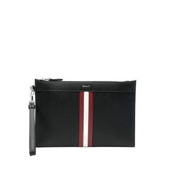 Bally Mythos Stripe-detail Clutch Bag