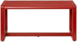 Ferm Living Childrens bench Little Architect - Red - Ash veneer - Designer Says Who
