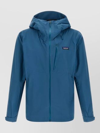 Patagonia nylon waterproof hooded raincoat