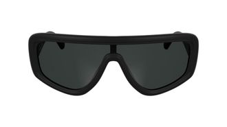 Calvin Klein JEANS Unisex Adult Sunglasses CKJ25605S - Matte Black with Solid Grey Lens