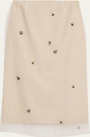 Bernadette Roxane Lady Bug Layered Midi Skirt
