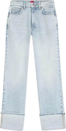 HUGO BOSS Rechte Jeans - Heren - Regular Fit Jeans - Blauw - W27 - Jeans