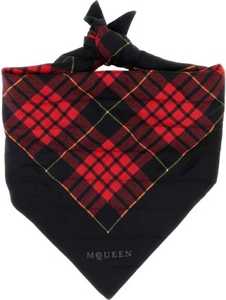 Alexander McQueen Gewatteerde Tartan Sjaal - Dames - Wintersjaals - Veelkleurig - ONE Size - Accessoires
