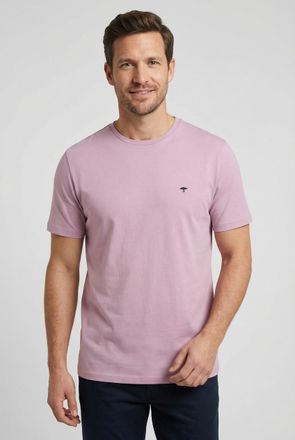 Fynch-Hatton T-Shirt FYNCH-HATTON, Herren, Gr. 4XL, magnolia, Jersey, Obermaterial: 100% Baumwolle, bestickt, unifarben, normal h&uuml;ftbedeckend, Rundhals, Shirts T-S