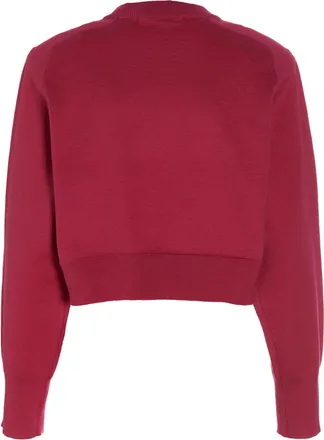 Rotate Rhinestone-Embellished Sweatshirt - burgundy