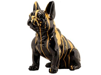 Schubiger M&ouml;bel Skulptur Sitzende Bulldogge