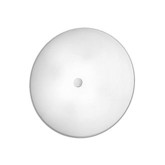 Netlighting Centro Glass Simple Flush Ceiling Light Chrome 4x E27 in Grey