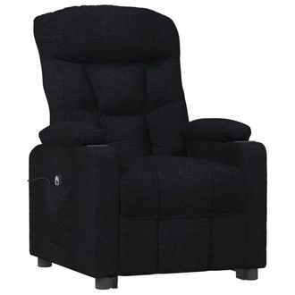 vidaXL Vidaxl - Sill&oacute;n Reclinable El&eacute;ctrico De Tela Negro