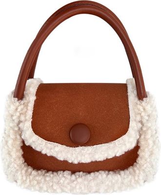 Generic Autumn and winter wool bag womens fashion retro handheld small square bag