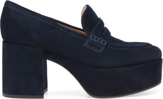 Gianvito Rossi Jenna Mocassin in Blue Suede at Nordstrom, Size 41.5